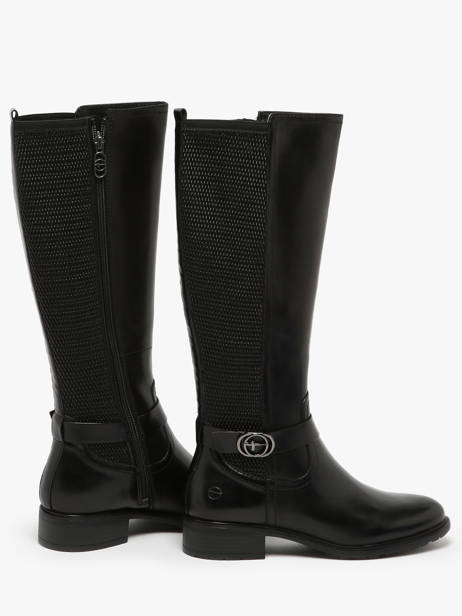 Bottes En Cuir Tamaris Noir accessoires 43 vue secondaire 4