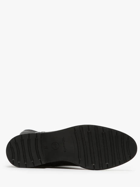 Bottes En Cuir Tamaris Noir accessoires 43 vue secondaire 5