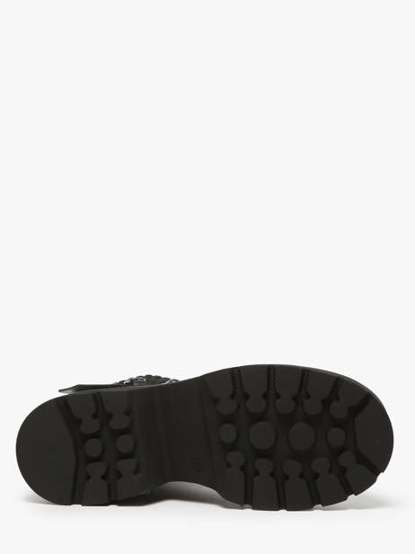 Bottines En Cuir Inuovo Noir accessoires 753428 vue secondaire 5