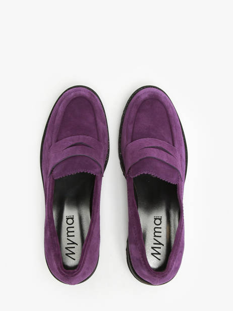 Mocassins En Cuir Myma Violet accessoires 1 vue secondaire 4