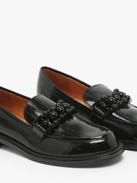 Mocassins Brita En Cuir Mam'zelle Noir accessoires CSIXM32 vue secondaire 3