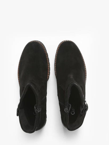 Boots En Cuir Gabor Noir accessoires 47 vue secondaire 4