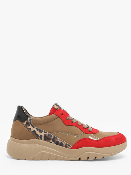 Sneakers En Cuir Gabor Orange accessoires 13
