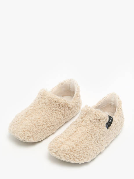 Chaussons Yoi Curly Verbenas Beige accessoires 86124660 vue secondaire 1