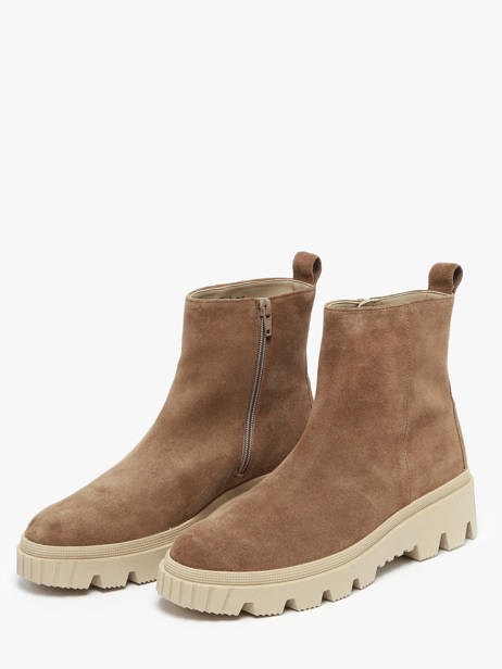 Bottines En Cuir Gabor Marron accessoires 14 vue secondaire 2
