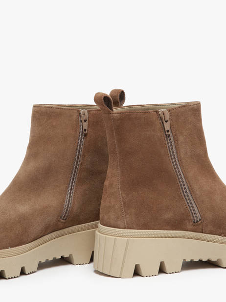 Bottines En Cuir Gabor Marron accessoires 14 vue secondaire 3