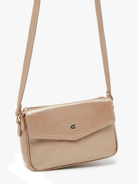 Sac Bandoulière Luna Cuir Hexagona Or luna 6820083 vue secondaire 2