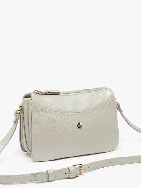 Sac Bandoulière Luna Cuir Hexagona Argent luna 6820086 vue secondaire 2