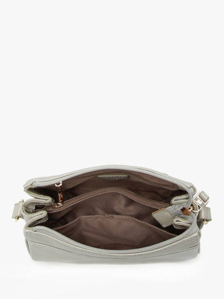 Sac Bandoulière Luna Cuir Hexagona Argent luna 6820086 vue secondaire 3