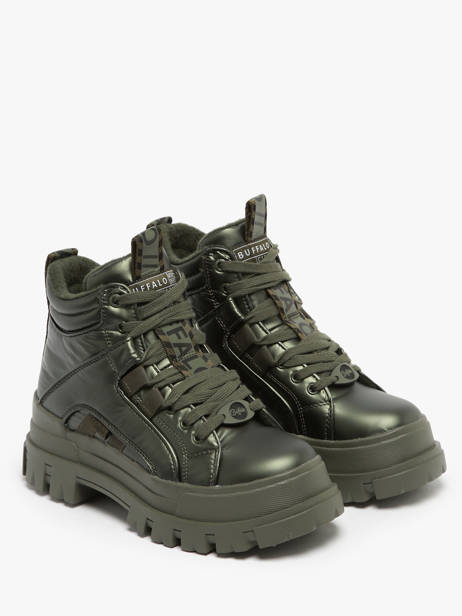 Sneakers Aspha Nc Mid Buffalo Vert accessoires 1622501 vue secondaire 2