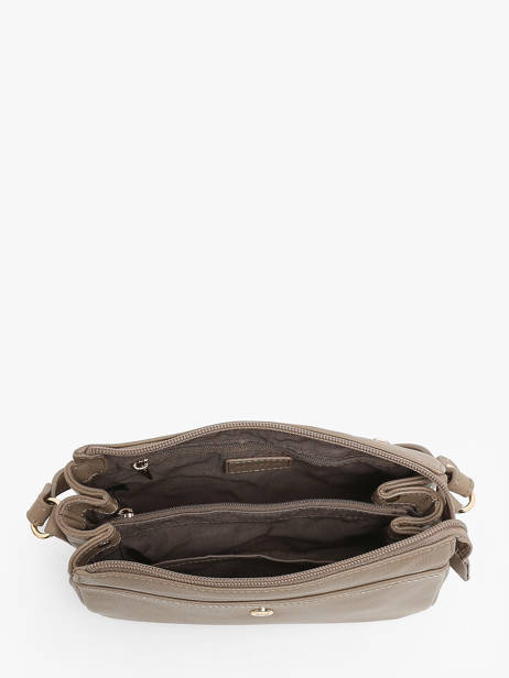 Sac Bandoulière Luna Cuir Hexagona Marron luna 6820086 vue secondaire 3
