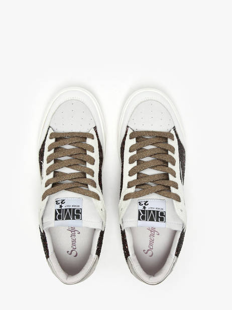 Sneakers Taline En Cuir Semerdjian Blanc accessoires TALIN305 vue secondaire 4
