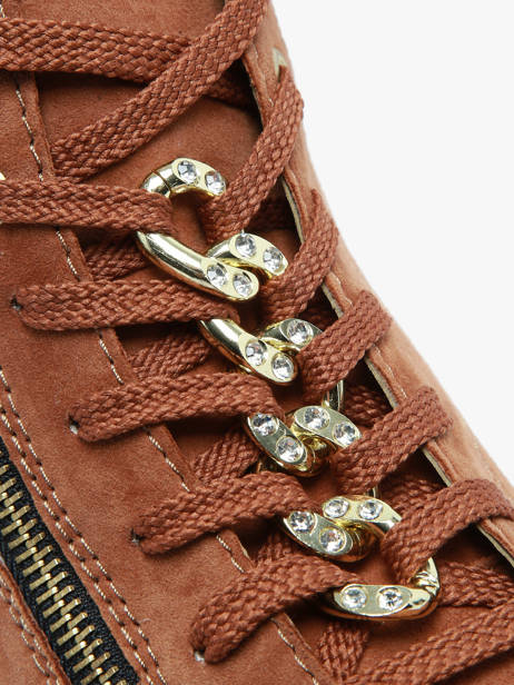 Sneakers En Cuir Remonte Marron accessoires 22 vue secondaire 3