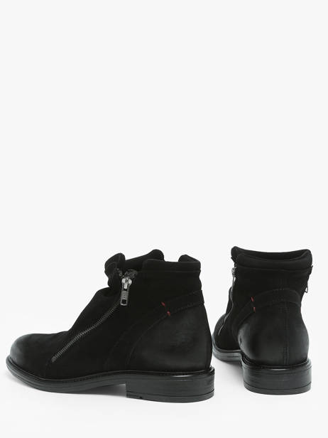 Boots Hacker 5 In Leather No brand Black men 12777 other view 2