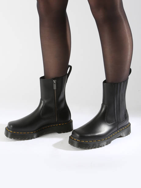 Bottines Amaayah Lo En Cuir Dr martens Noir accessoires 31950001 vue secondaire 1