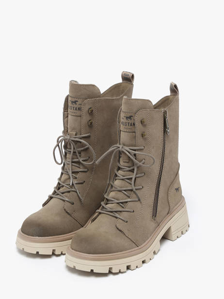 Bottines Mustang Beige accessoires 1469502 vue secondaire 2