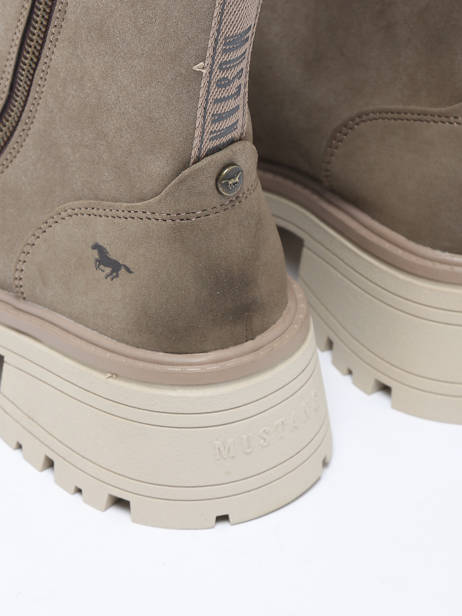 Bottines Mustang Beige accessoires 1469502 vue secondaire 3