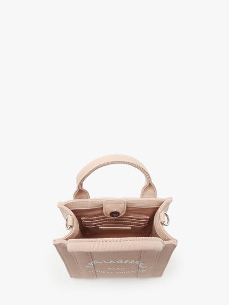Sac Bandoulière Rsg Coton Karl lagerfeld Rose rsg 240W3890 vue secondaire 2