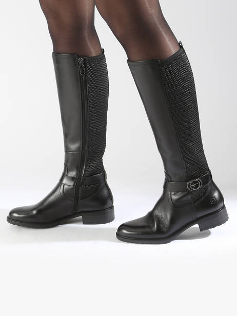 Bottes En Cuir Tamaris Noir accessoires 43 vue secondaire 1