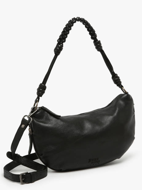 Sac Bandoulière Tokyo Cuir Basilic pepper Noir tokyo BTOK02 vue secondaire 2