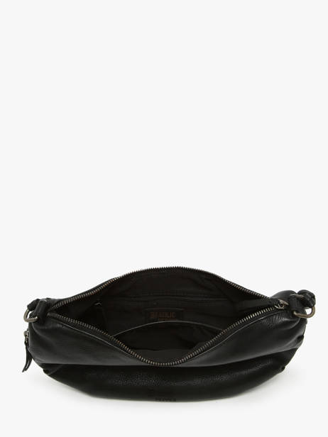 Sac Bandoulière Tokyo Cuir Basilic pepper Noir tokyo BTOK02 vue secondaire 3