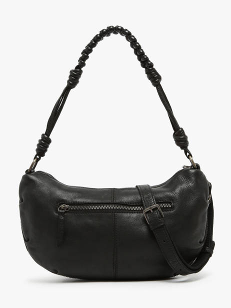 Sac Bandoulière Tokyo Cuir Basilic pepper Noir tokyo BTOK02 vue secondaire 4
