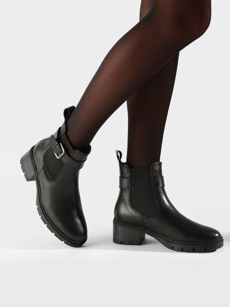 Bottines En Cuir Tamaris Noir accessoires 43 vue secondaire 1