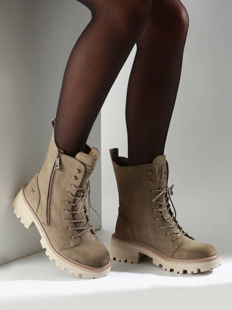 Bottines Mustang Beige accessoires 1469502 vue secondaire 1