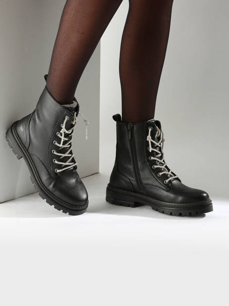 Bottines Mustang Noir accessoires 1404504 vue secondaire 1