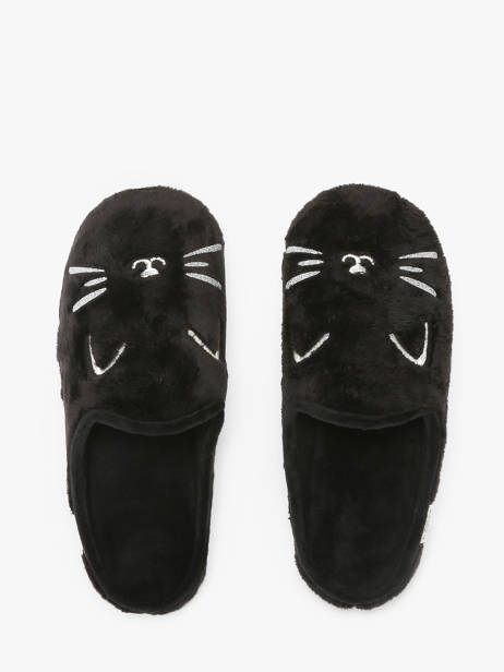 Chaussons La maison de l'espadrille Noir accessoires 7