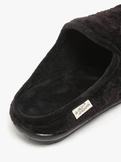 Chaussons La maison de l'espadrille Noir accessoires 7 vue secondaire 1