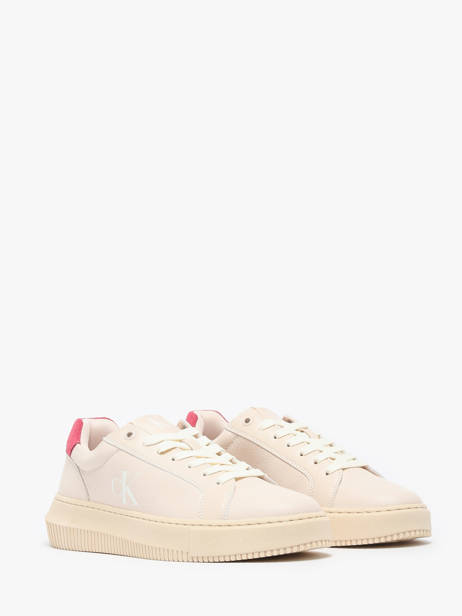 Sneakers En Cuir Calvin klein jeans Rose accessoires 16700JV vue secondaire 2