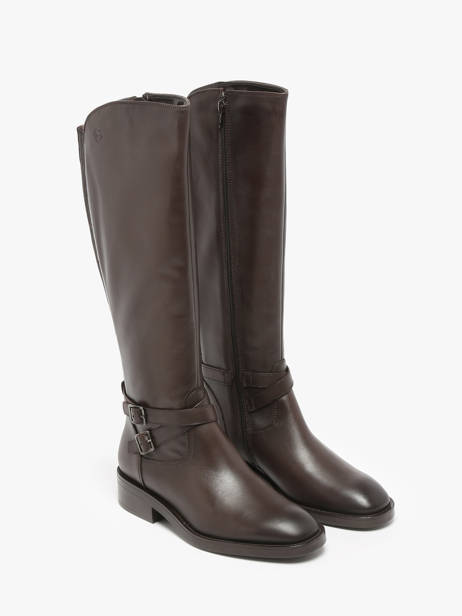 Bottes En Cuir Tamaris Marron accessoires 43 vue secondaire 2