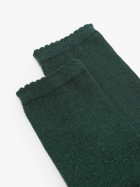 Socks Pieces Green socks women 17078534 other view 1