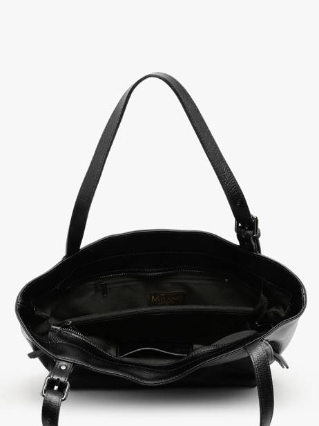 Sac Porté épaule Caviar Cuir Milano Noir caviar CA24065 vue secondaire 3