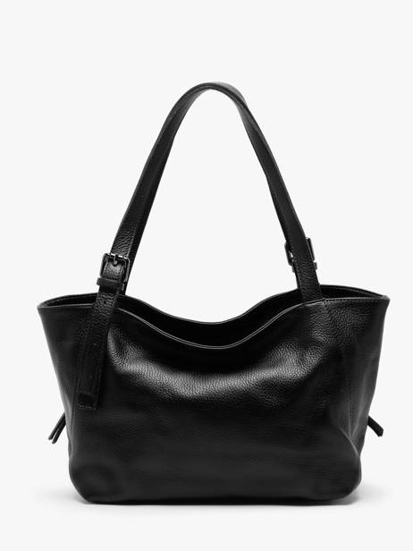Sac Porté épaule Caviar Cuir Milano Noir caviar CA24065 vue secondaire 4