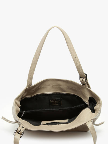 Sac Porté épaule Caviar Cuir Milano Beige caviar CA24065 vue secondaire 3