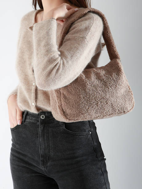 Shoulder Bag Fur Miniprix Beige fur 3927 other view 1