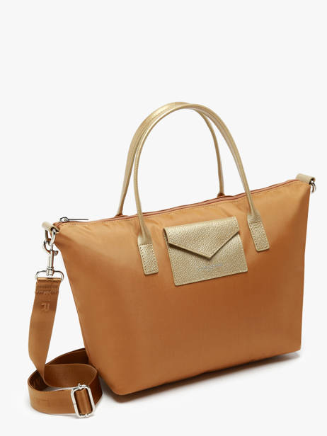 Sac Porté Main Smart Kba Nylon Lancaster Marron smart kba 36 vue secondaire 2