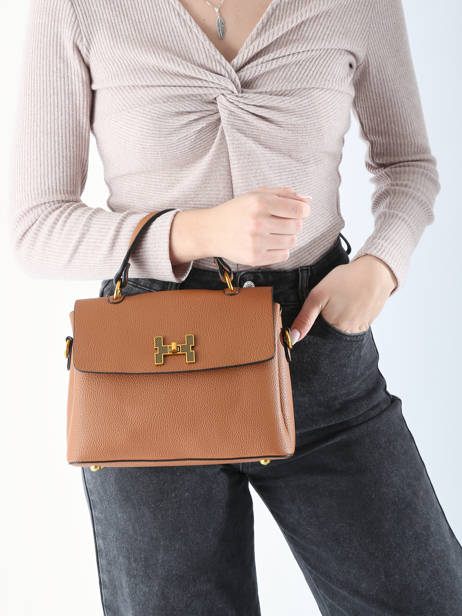 Sac Bandoulière Grained Miniprix Marron grained DQ8688 vue secondaire 1