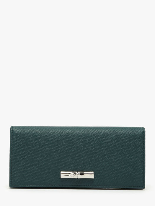 Longchamp Le roseau Portefeuilles Bleu