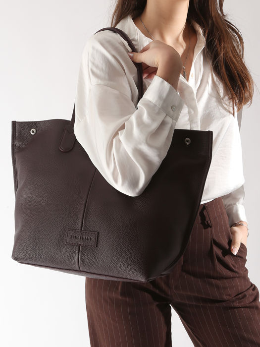 Longchamp Essential cuir Besaces Violet