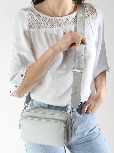 Sac Bandoulière Milano Ana Cuir Lancaster Gris milano ana 62 vue secondaire 1