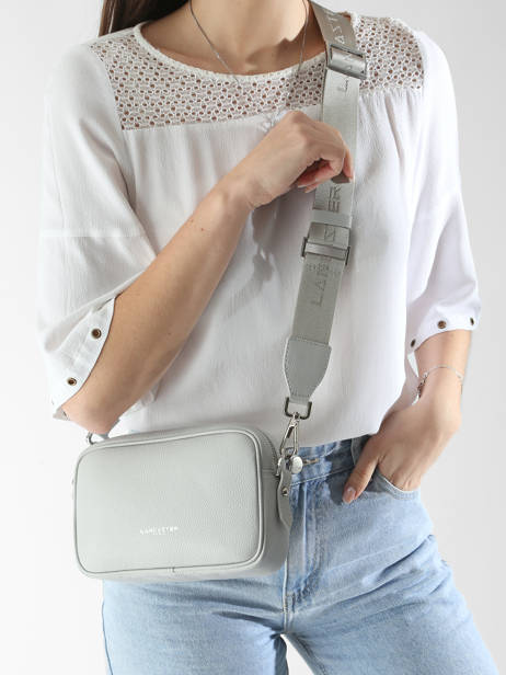 Sac Bandoulière Milano Ana Cuir Lancaster Gris milano ana 60 vue secondaire 1