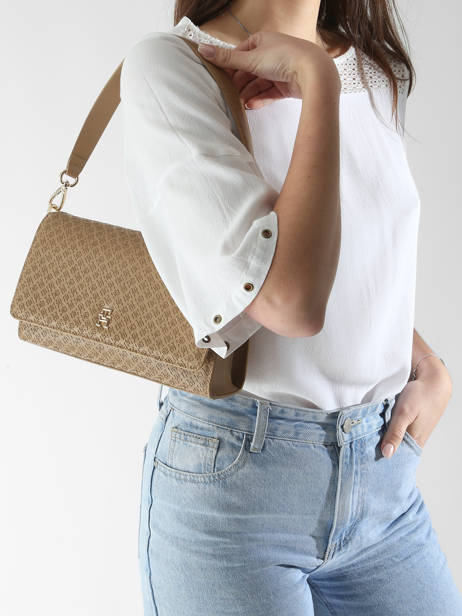 Sac Bandoulière Th Eternity Tommy hilfiger Marron th eternity AW16933 vue secondaire 1