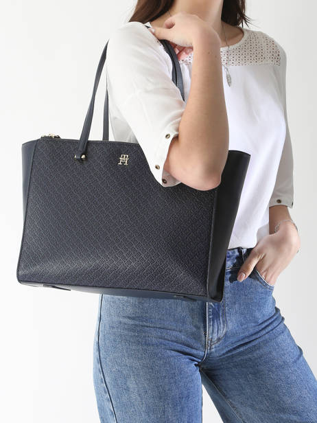 Sac Porté épaule Th Eternity Polyurethane Tommy hilfiger Bleu th eternity AW16948 vue secondaire 1