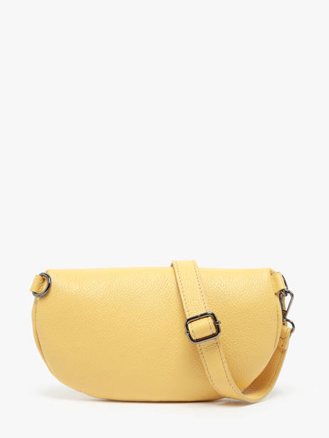 Sac Banane Caviar Cuir Milano Jaune caviar CA23111 vue secondaire 4