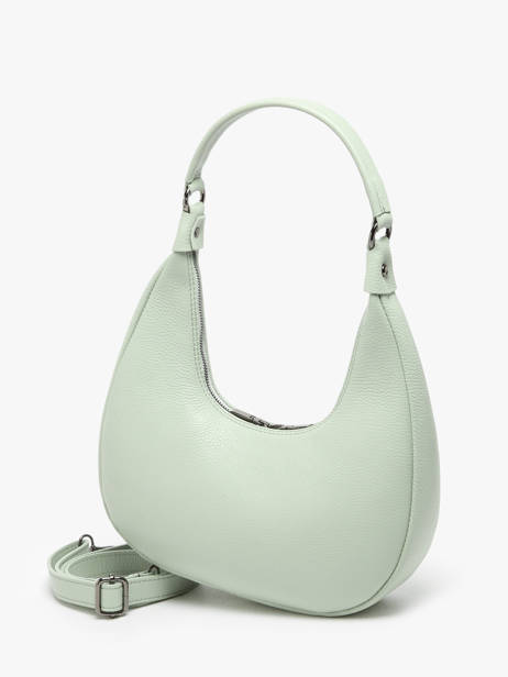 Sac Porté épaule Caviar Cuir Milano Vert caviar CA24121 vue secondaire 2