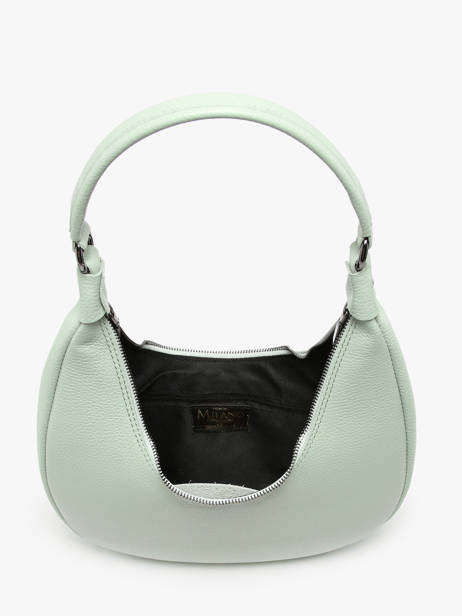 Sac Porté épaule Caviar Cuir Milano Vert caviar CA24121 vue secondaire 3