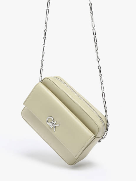 Sac Bandoulière Ck Pocket Polyester Recyclé Calvin klein jeans Vert ck pocket K613089 vue secondaire 2